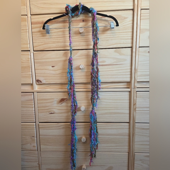 Funky Knitted Scarf - Picture 2 of 3